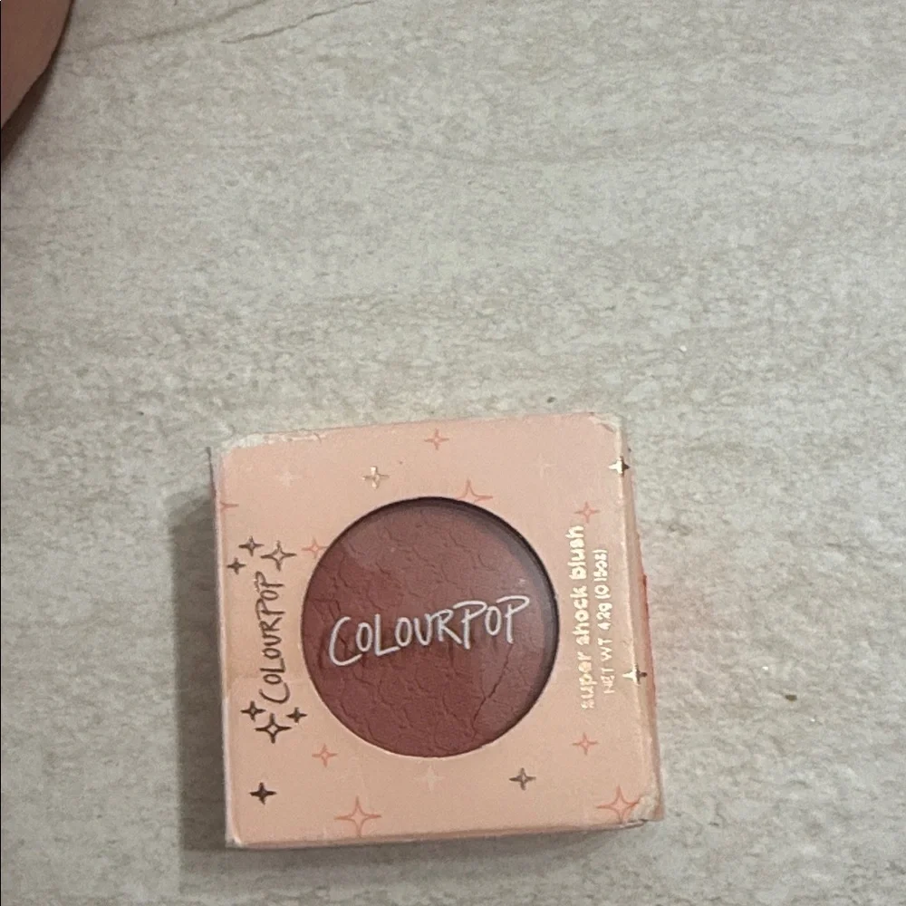 ColourPop Super Shock Blush — Warm Terracotta Brown